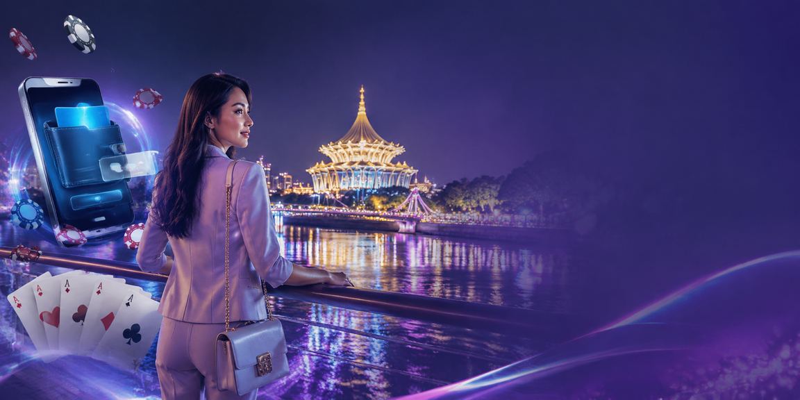 Sesi permainan poker bergaya Malaysia di Kuching Sarawak